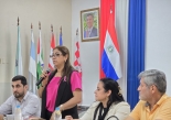 Apertura de la reunión a cargo de la Gobernadora Departamental.