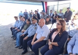La Gobernadora y autoridades en el barrio Santo Domingo.