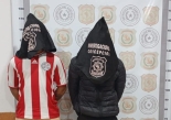 Los adolescentes detenidos en los allanamientos.