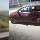 HORQUETA: MOTOCICLISTA SUFRIÓ SERIAS LESIONES TRAS EMBESTIR POR AUTOMÓVIL 