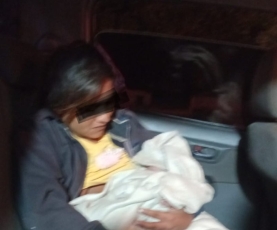 BEBÉ NACIÓ A BORDO DE PATRULLERA POLICIAL EN ZONA DE HORQUETA