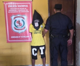 VALLEMI: UN APREHENDIDO POR HURTAR LA MOTOCICLETA DE SU MADRE