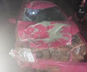 VIOLENTO CHOQUE FRONTAL DEJÓ DOS JÓVENES FALLECIDOS