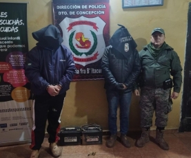 RECUPERAN BATERIAS DENUNCIADAS COMO HURTADAS