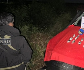 MOTOCICLETA ABANDONADA EN SAN JOSÉ OLERO TENÍA GRAN CANTIDAD DE DROGAS