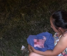MADRE Y RECIÉN NACIDA SE ENCUENTRAN EN BUEN ESTADO TRAS PARTO AL COSTADO DE LA RUTA PY05