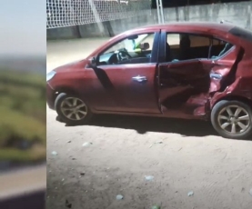 HORQUETA: MOTOCICLISTA SUFRIÓ SERIAS LESIONES TRAS EMBESTIR POR AUTOMÓVIL 