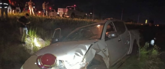 APARATOSO VUELCO DE CAMIONETA EN LA RUTA CONCEPCIÓN - BELÉN