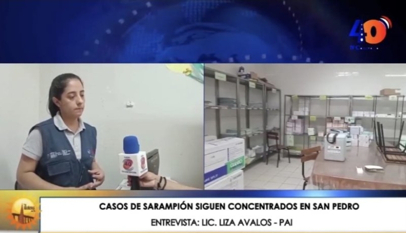 El sarampión sigue preocupando a autoridades sanitarias.