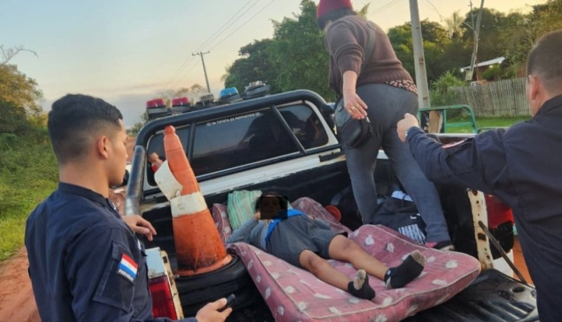 Urgencia. La mujer dio a luz en la carrocería de lapatrullera