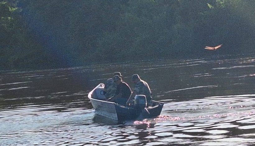 Búsqueda en el río Apa