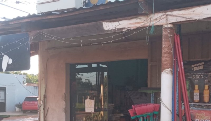 Imagen del local afectado.