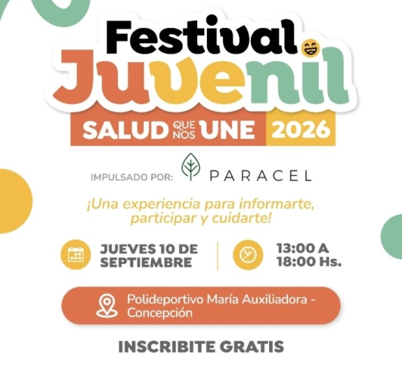 Paracel impulsa festival para promover la salud, el bienestar y la participación juvenil en Concepción