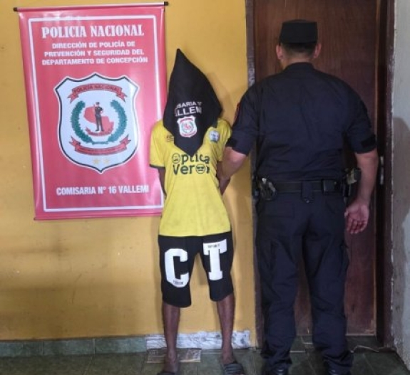 VALLEMI: UN APREHENDIDO POR HURTAR LA MOTOCICLETA DE SU MADRE