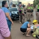 MOTOCICLISTA FALLECIÓ TRAS ROCE CON AUTOMOVIL Y CAÍDA 
